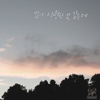 코모니크 — 많이 사랑한 것 같은데